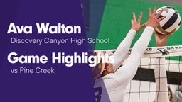 Game Highlights vs Pine Creek 