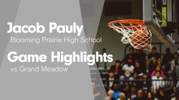 Game Highlights vs Grand Meadow 