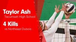 4 Kills vs Northeast Dubois 