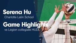 Game Highlights vs Legion collegiate HUDL