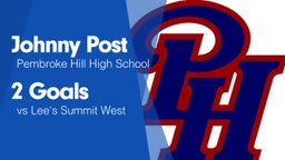 2 Goals vs Lee's Summit West 