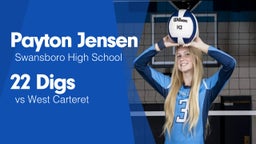 22 Digs vs West Carteret 