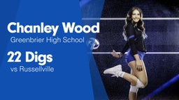 22 Digs vs Russellville