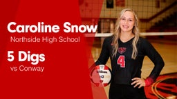 5 Digs vs Conway 