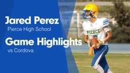 Game Highlights vs Cordova 