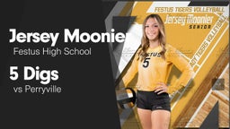 5 Digs vs Perryville 