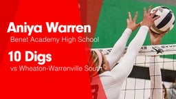 10 Digs vs Wheaton-Warrenville South