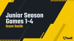 Junior Season Games 1-4