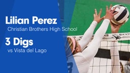 3 Digs vs Vista del Lago 