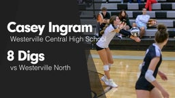 8 Digs vs Westerville North 