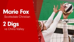 2 Digs vs Chino Valley 