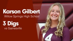 3 Digs vs Gainesville