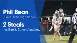 2 Steals vs Burr & Burton Academy 