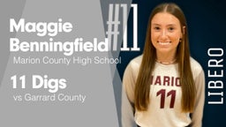 11 Digs vs Garrard County 