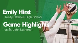 Game Highlights vs St. John Lutheran