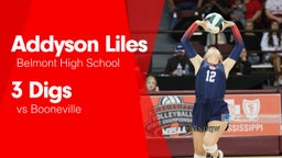 3 Digs vs Booneville