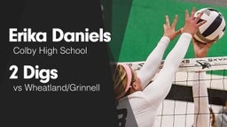 2 Digs vs Wheatland/Grinnell