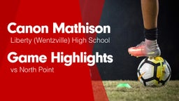 Game Highlights vs North Point 