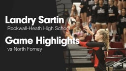 Game Highlights vs North Forney 