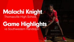 Game Highlights vs Southwestern Randolph 