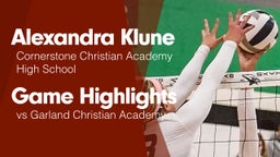 Game Highlights vs Garland Christian Academy