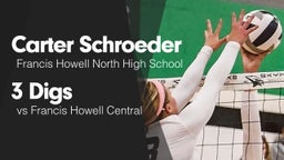 3 Digs vs Francis Howell Central 