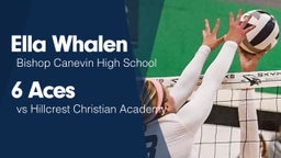 6 Aces vs Hillcrest Christian Academy