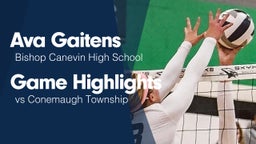 Game Highlights vs Conemaugh Township 