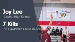 7 Kills vs Hawthorne Christian Academy