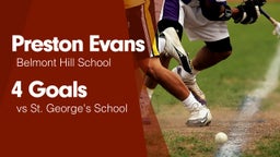 4 Goals vs St. George's School