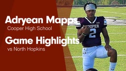 Game Highlights vs North Hopkins  