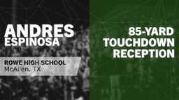 85-yard Touchdown Reception vs Robert Vela 