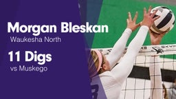 11 Digs vs Muskego