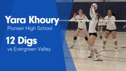 12 Digs vs Evergreen Valley 