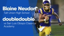 Double Double vs San Luis Obispo Classical Academy