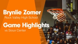 Game Highlights vs Sioux Center 