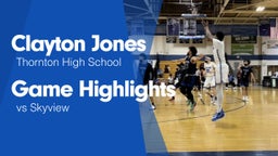 Game Highlights vs Skyview 