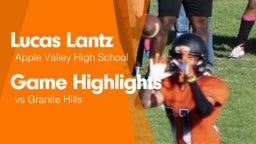 Game Highlights vs Granite Hills