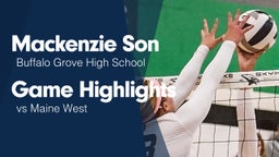 Game Highlights vs Maine West