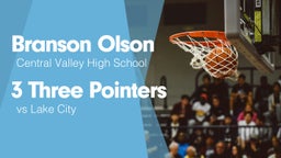 3 Three Pointers vs Lake City