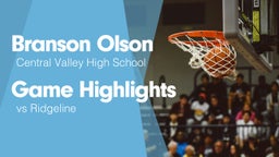 Game Highlights vs Ridgeline 