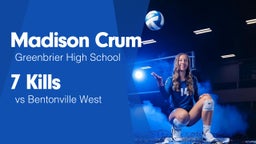 7 Kills vs Bentonville West 