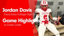 Game Highlights vs Cedar Creek 