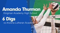 6 Digs vs Arizona Lutheran Academy