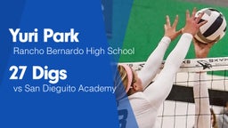27 Digs vs San Dieguito Academy 