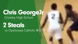 2 Steals vs Opelousas Catholic @ STM Tour