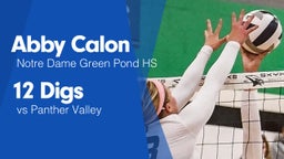 12 Digs vs Panther Valley 