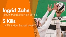 3 Kills vs Flintridge Sacred Heart Academy