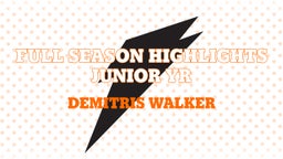 Full Season Highlights Junior Yr