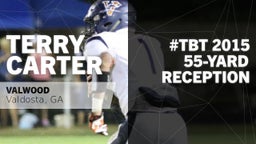 Terry Carter's highlights #TBT 2015: 55-yard Reception vs Westwood